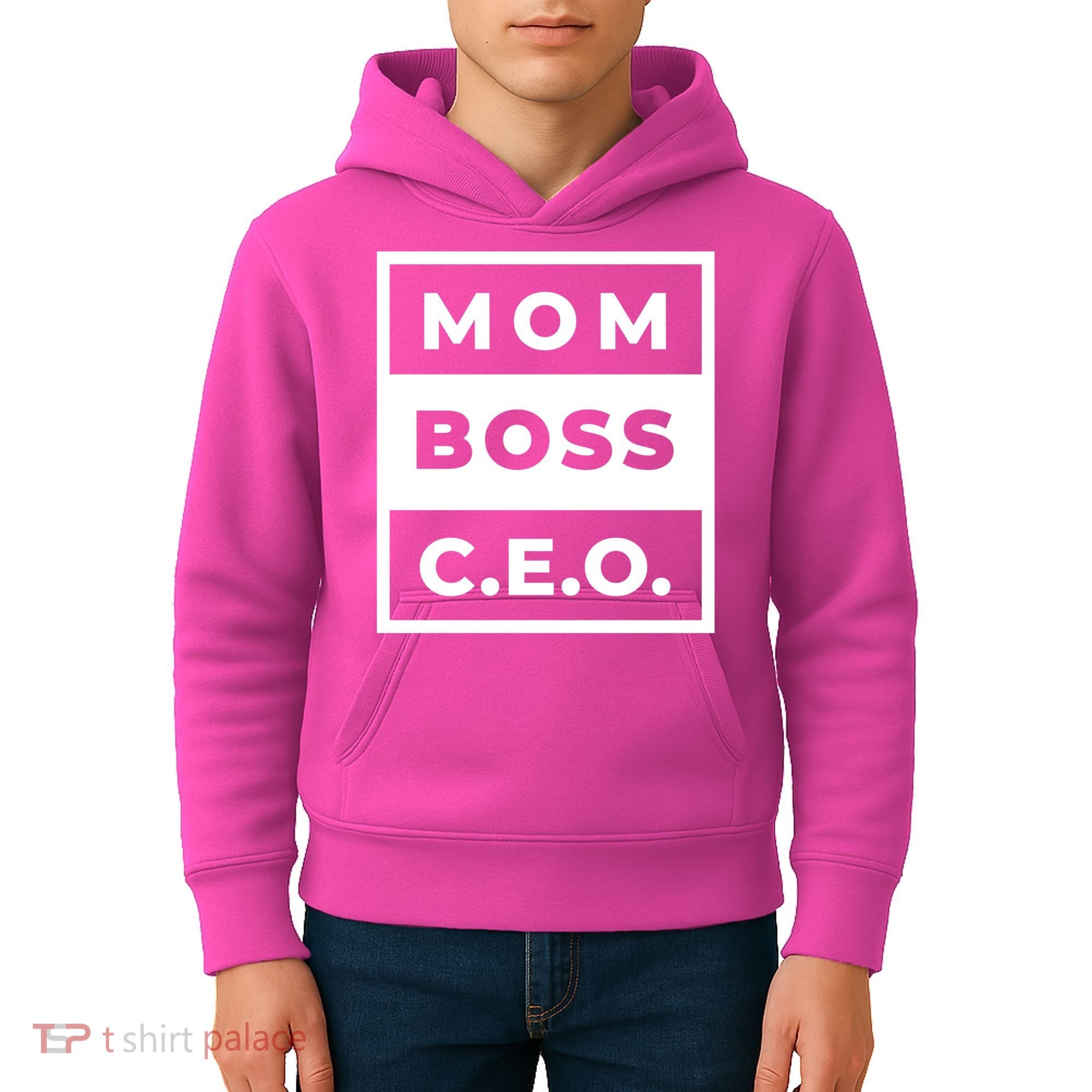 Mom Boss CEO Kids Hoodie