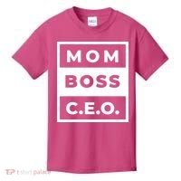 Mom Boss CEO Kids T-Shirt thumb 0