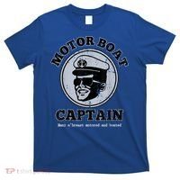 Motor Boat Captain Funny Pontoon Boating Motor Boatin Lake T-Shirt thumb 0