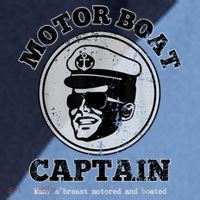 Motor Boat Captain Funny Pontoon Boating Motor Boatin Lake Raglan Baseball Sleeve Shirt thumb 2