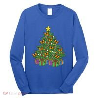 Monarch Butterfly Christmas Tree Ornats Orange Butterfly Gift Long Sleeve Shirt thumb 0