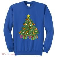 Monarch Butterfly Christmas Tree Ornats Orange Butterfly Gift Sweatshirt thumb 0