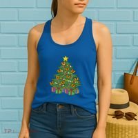 Monarch Butterfly Christmas Tree Ornats Orange Butterfly Gift Women's Tank Top thumb 2