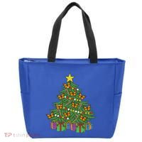 Monarch Butterfly Christmas Tree Ornats Orange Butterfly Gift Tote Bag thumb 0