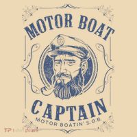 Motor Boat Captain Funny Pontoon Boating Motor Boatin Lake Tote Bag thumb 4