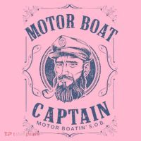 Motor Boat Captain Funny Pontoon Boating Motor Boatin Lake Coaster thumb 2