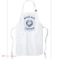 Motor Boat Captain Funny Pontoon Boating Motor Boatin Lake Apron thumb 0