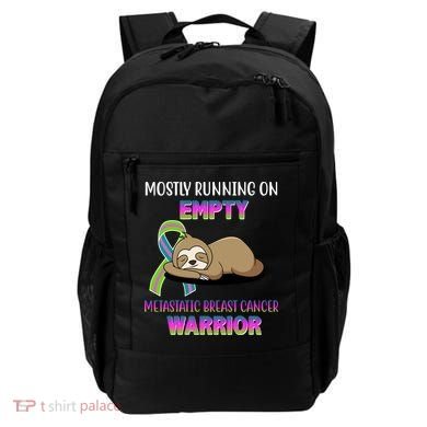 Metastatic Breast Cancer Warrior Awareness Sloth Backpack
