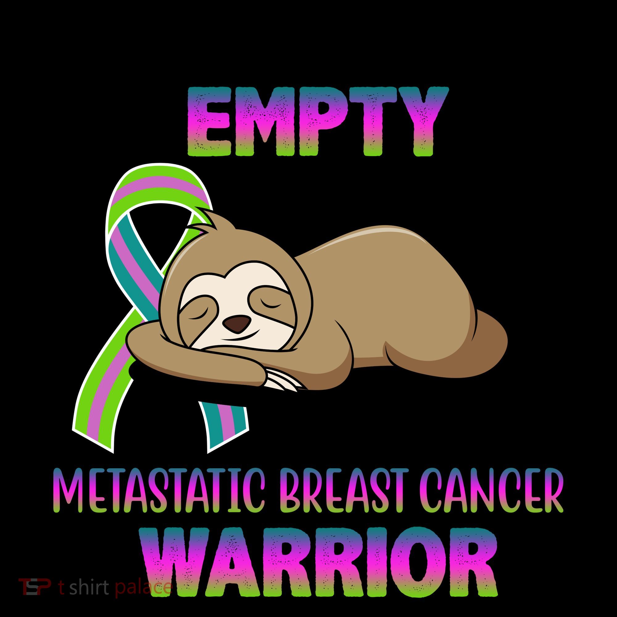 Metastatic Breast Cancer Warrior Awareness Sloth Coffee Mug