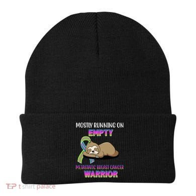 Metastatic Breast Cancer Warrior Awareness Sloth Beanie