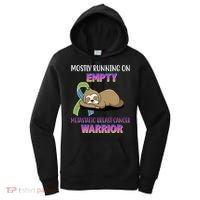 Metastatic Breast Cancer Warrior Awareness Sloth Women's Hoodie thumb 0