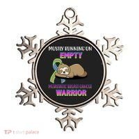 Metastatic Breast Cancer Warrior Awareness Sloth Ornament thumb 0