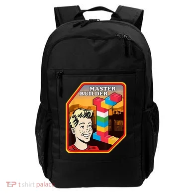 Master Builder Construction Building Blocks Bricks Engineer Backpack