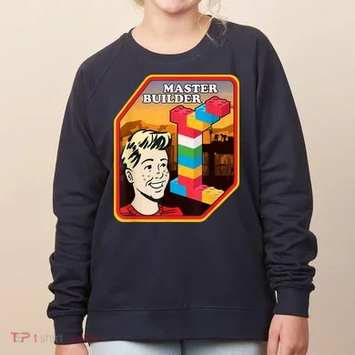 Master Builder Construction Building Blocks Bricks Engineer Women's Sweatshirt