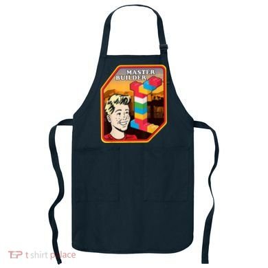 Master Builder Construction Building Blocks Bricks Engineer Apron