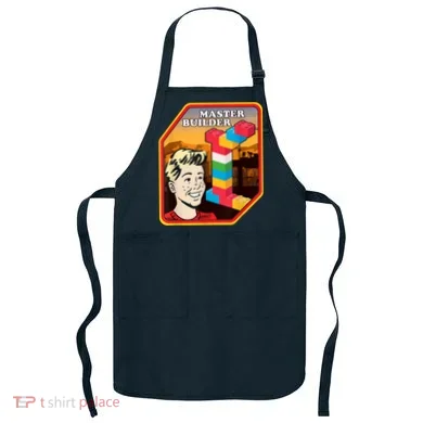 Master Builder Construction Building Blocks Bricks Engineer Apron
