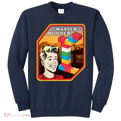 Master Builder Construction Building Blocks Bricks Engineer Sweatshirt