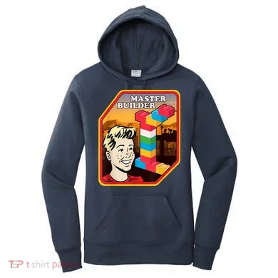 Master Builder Construction Building Blocks Bricks Engineer Women's Hoodie