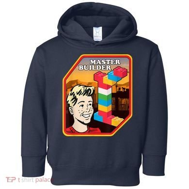 Master Builder Construction Building Blocks Bricks Engineer Toddler Hoodie