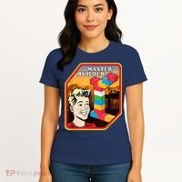 Master Builder Construction Building Blocks Bricks Engineer Women's T-Shirt thumb 4
