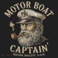 Motor Boat Captain Funny Pontoon Boating Motor Boatin Lake Women's Sweatshirt thumb 2