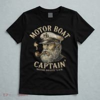 Motor Boat Captain Funny Pontoon Boating Motor Boatin Lake T-Shirt thumb 5