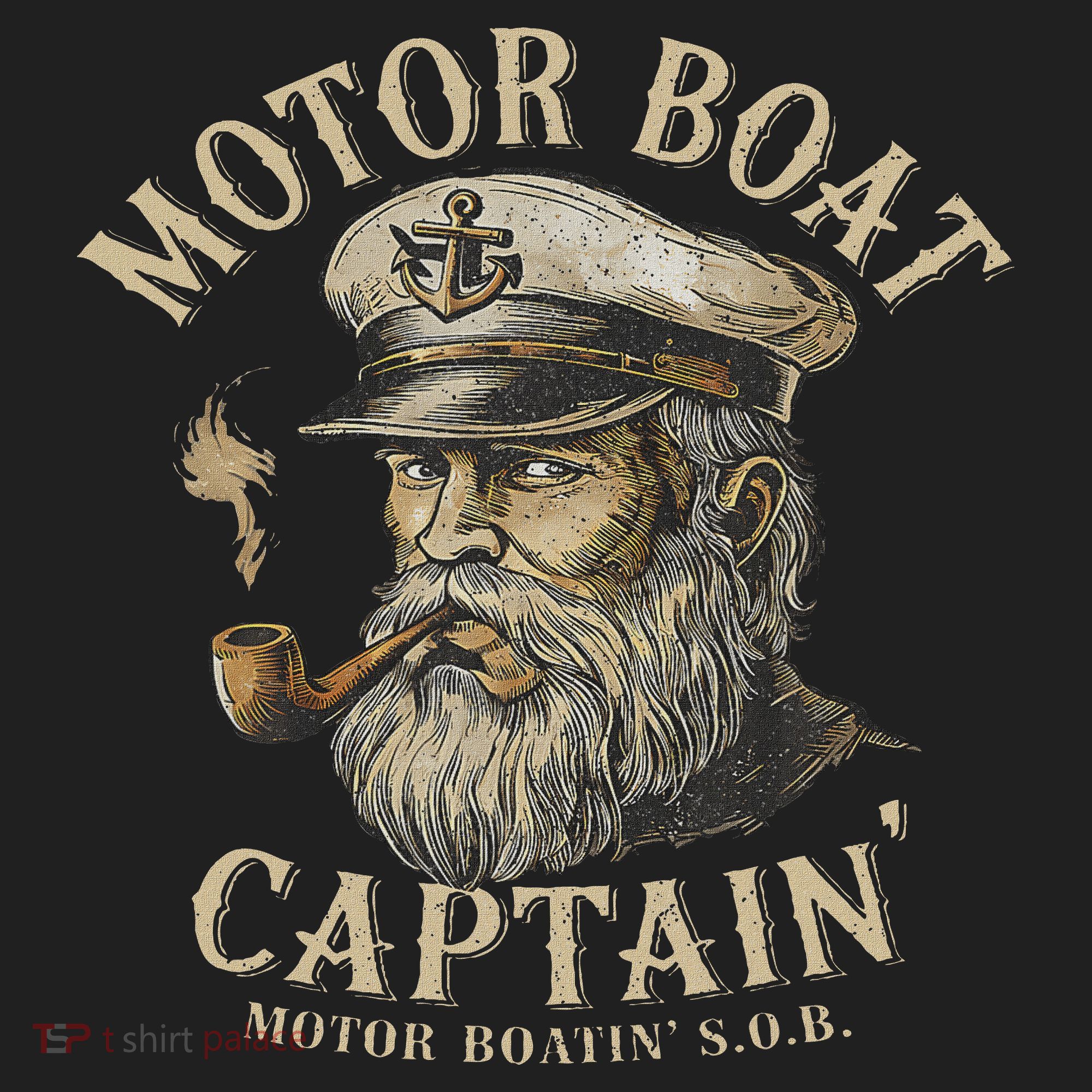 Motor Boat Captain Funny Pontoon Boating Motor Boatin Lake Beanie
