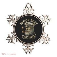 Motor Boat Captain Funny Pontoon Boating Motor Boatin Lake Ornament thumb 0