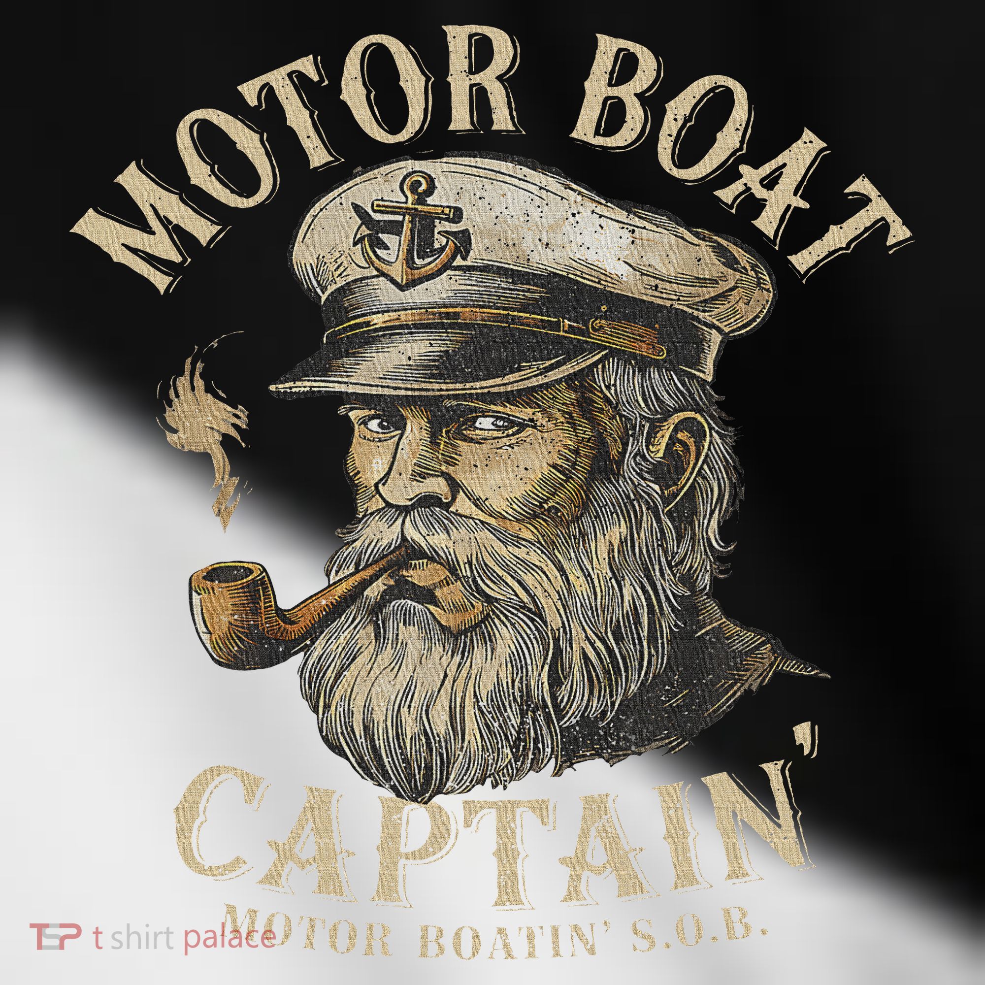 Motor Boat Captain Funny Pontoon Boating Motor Boatin Lake Toddler Fine Jersey T-Shirt