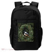 Maine Black Capped Chickadee With Pine Funny Gift Backpack thumb 0