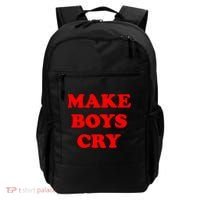 Make Boys Cry Funny Humor Backpack thumb 0
