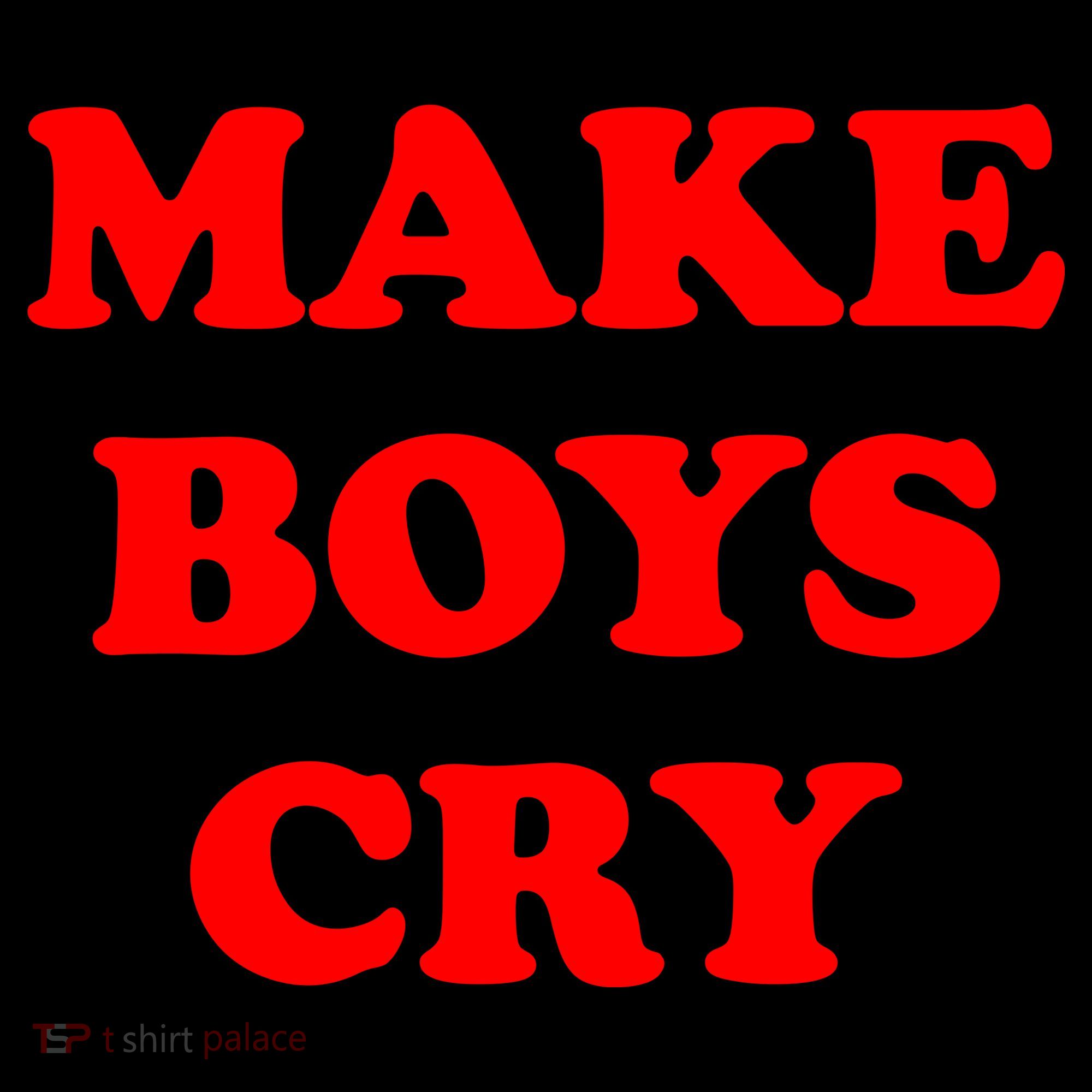 Make Boys Cry Funny Humor Backpack