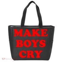 Make Boys Cry Funny Humor Tote Bag thumb 0
