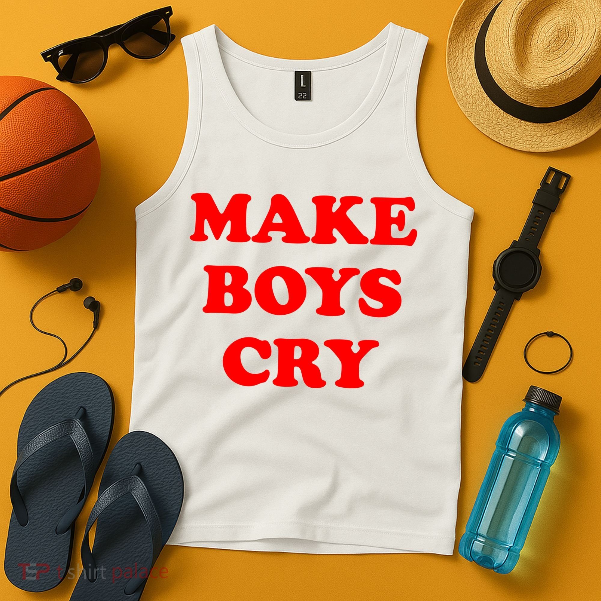 Make Boys Cry Funny Humor Tank Top