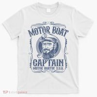 Motor Boat Captain Funny Pontoon Boating Motor Boatin Lake T-Shirt thumb 0