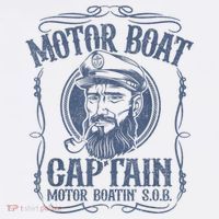 Motor Boat Captain Funny Pontoon Boating Motor Boatin Lake Women's Hoodie thumb 2