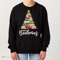 Merry Bookmas Christmas Women's Sweatshirt thumb 0