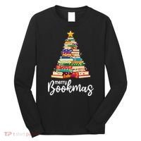 Merry Bookmas Christmas Long Sleeve Shirt thumb 0