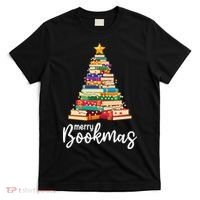 Merry Bookmas Christmas T-Shirt thumb 0