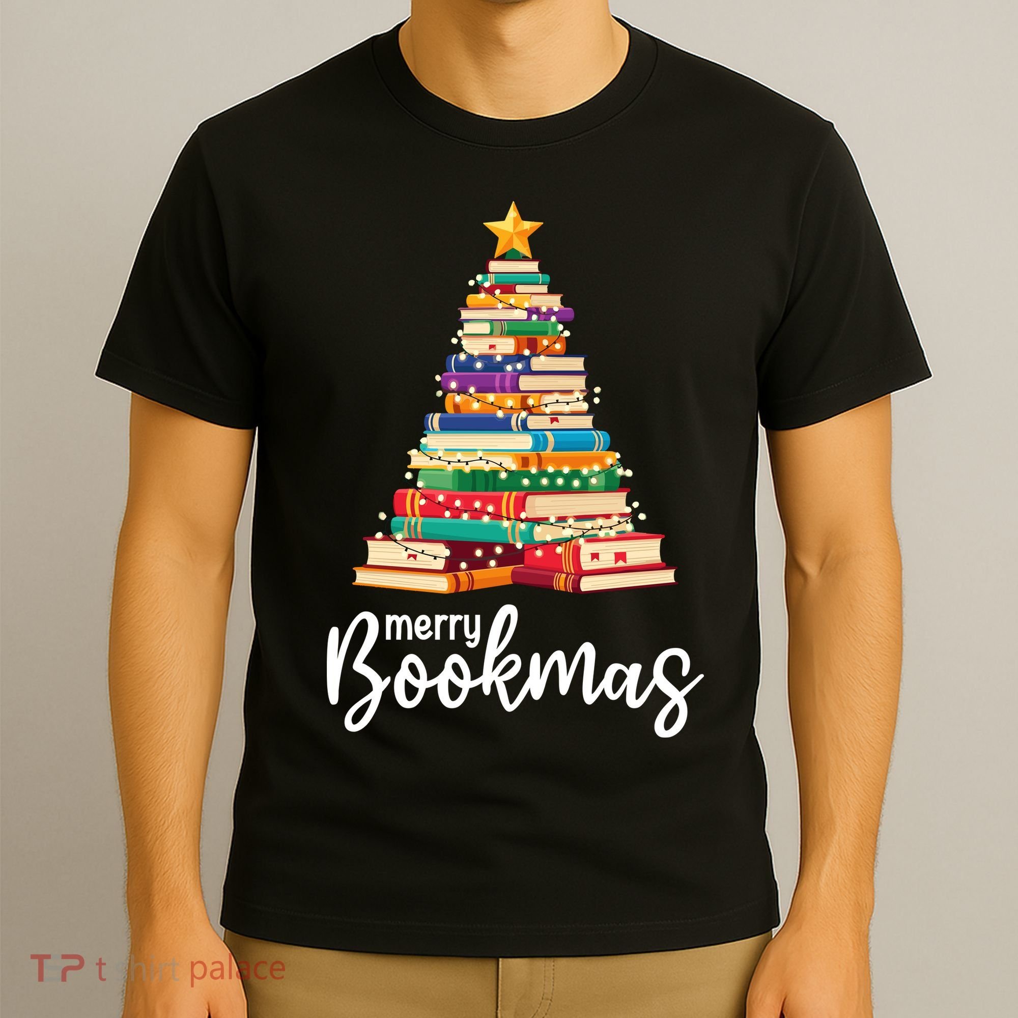 Merry Bookmas Christmas T-Shirt