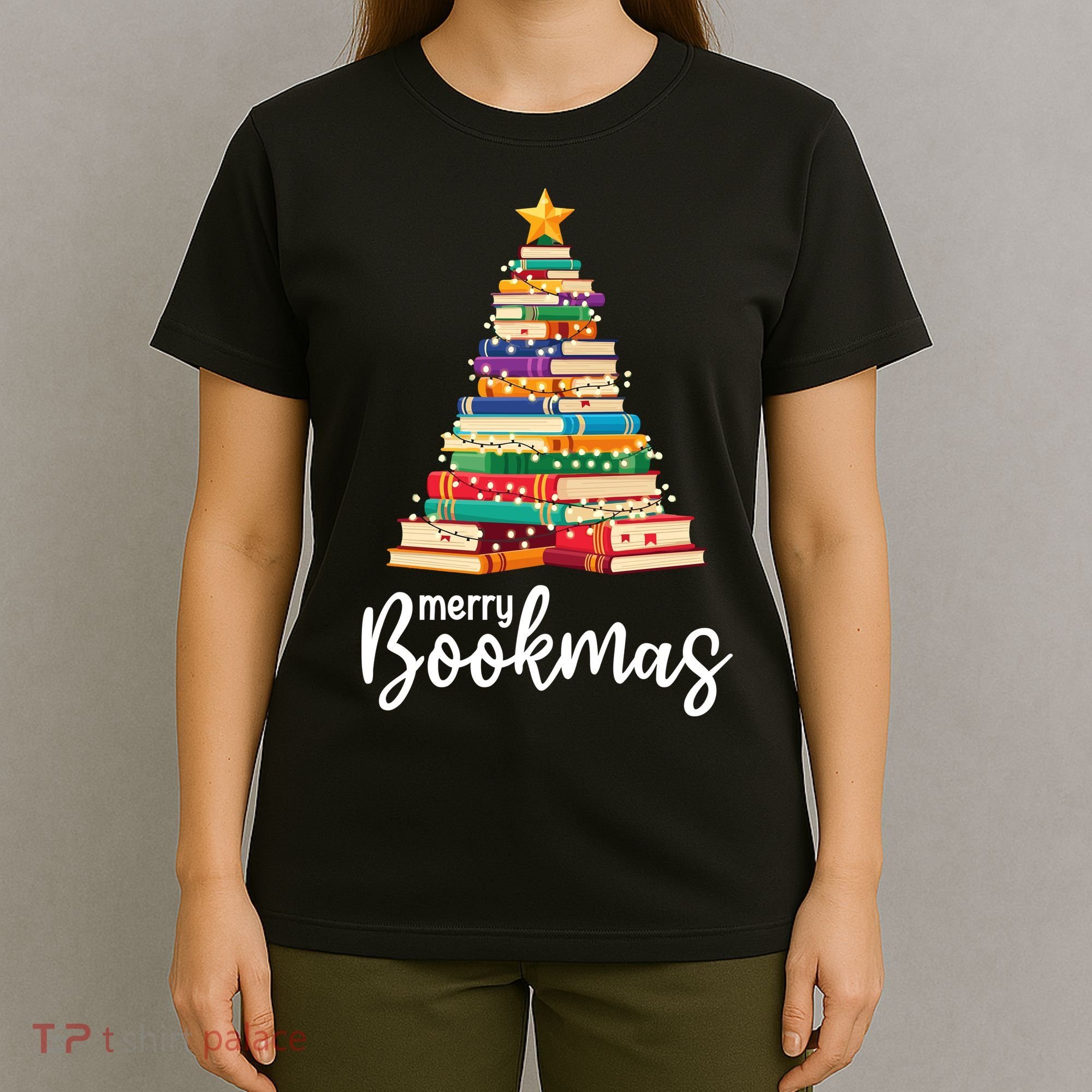 Merry Bookmas Christmas T-Shirt