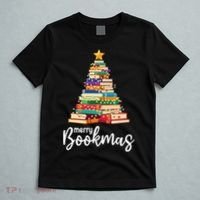 Merry Bookmas Christmas T-Shirt thumb 5