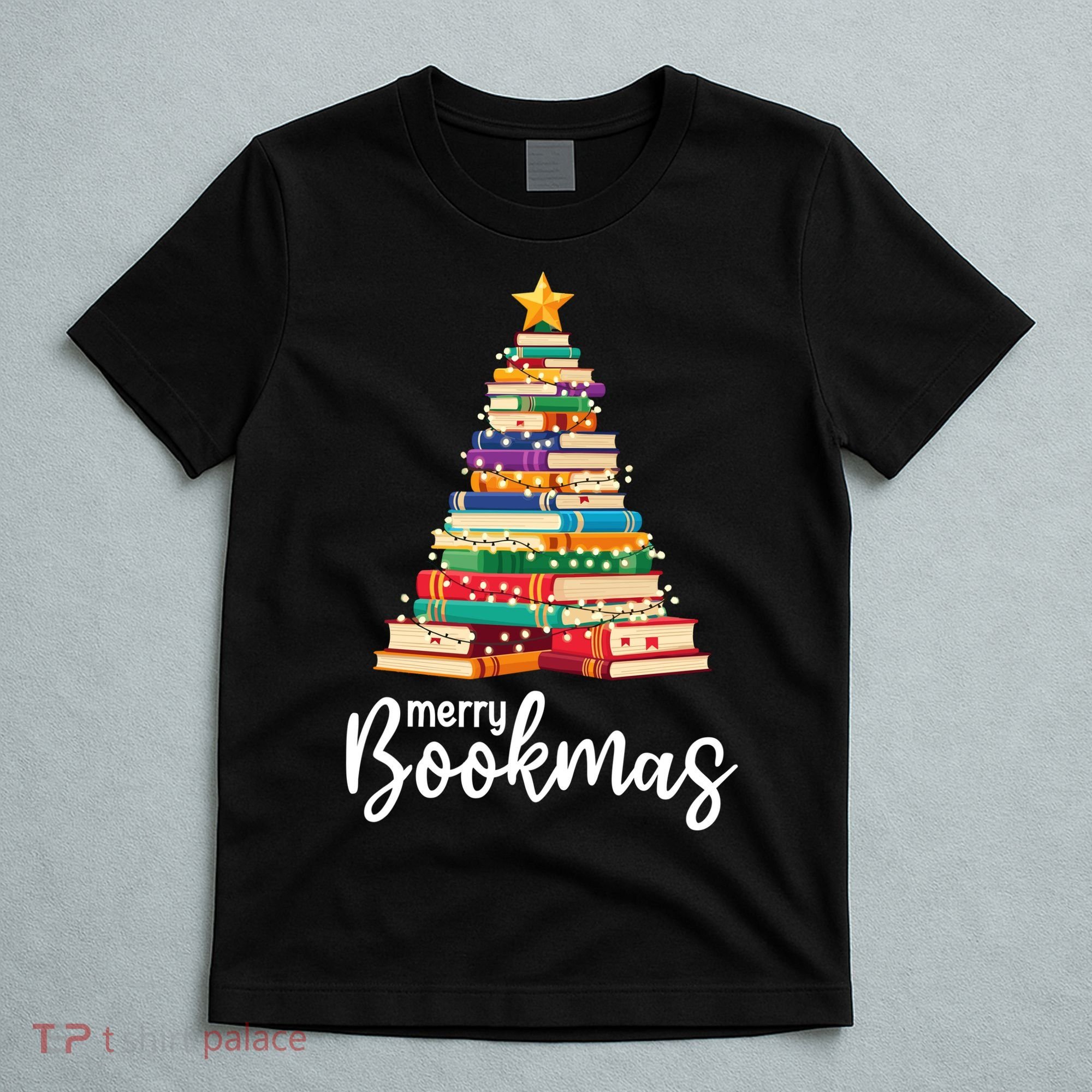 Merry Bookmas Christmas T-Shirt