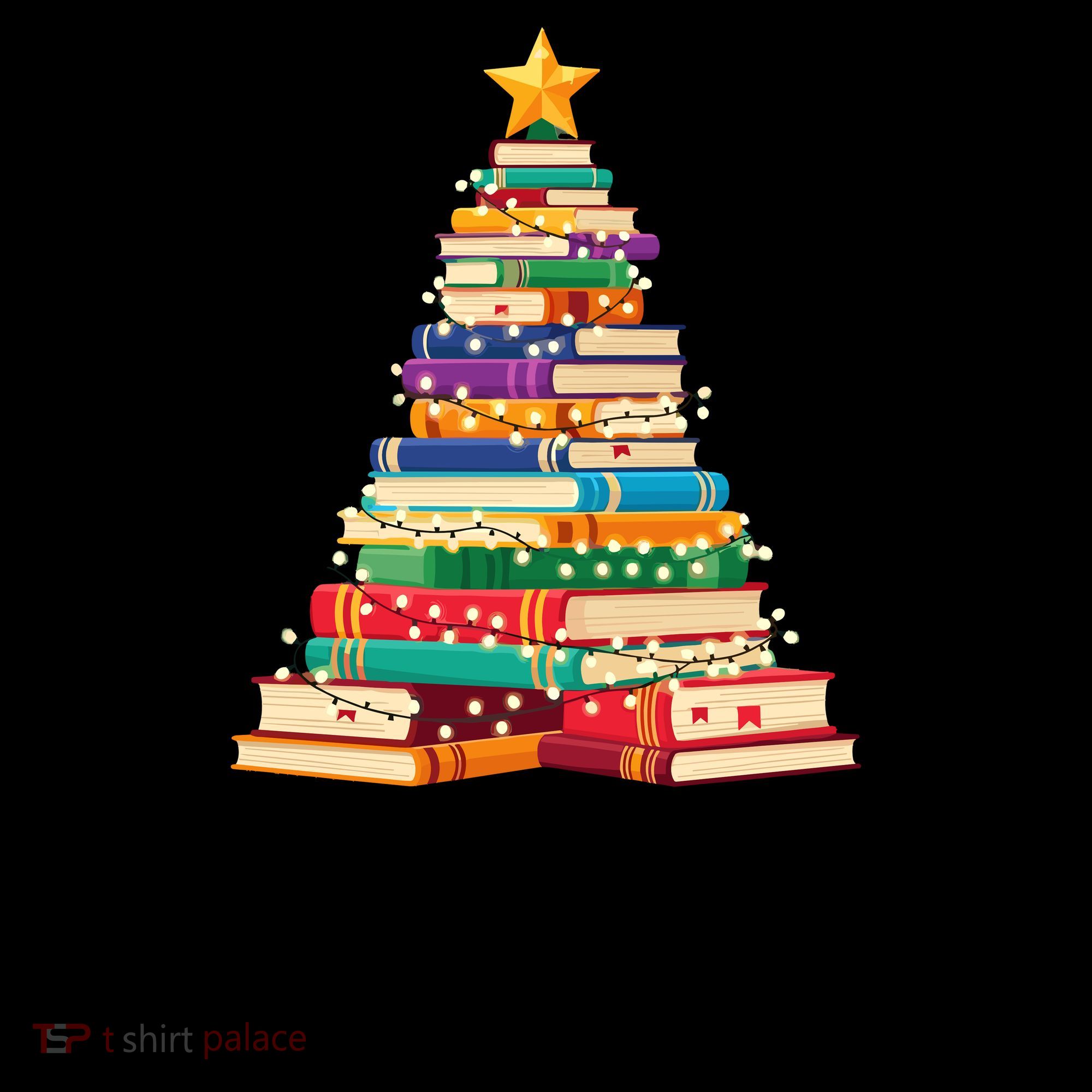 Merry Bookmas Christmas Coffee Mug
