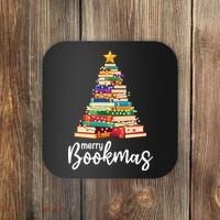 Merry Bookmas Christmas Coaster thumb 0
