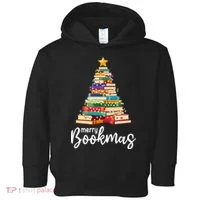 Merry Bookmas Christmas Toddler Hoodie thumb 0