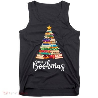 Merry Bookmas Christmas Tank Top