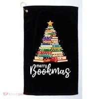 Merry Bookmas Christmas Golf Towel thumb 0