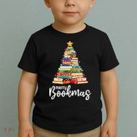 Merry Bookmas Christmas Toddler T-Shirt thumb 2