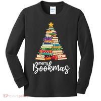 Merry Bookmas Christmas Kids Long Sleeve Shirt thumb 0